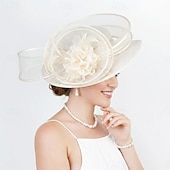 cheap Fascinators &amp; Hats-Derby Hat Church Hat Kentucky Derby Hat Gentlewoman Noblewoman Fancy Dress Women's Masquerade Derby Ascot Horse Racing Festival Adults' Headpiece