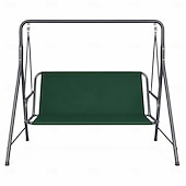 cheap Patio Cushions Cover-Swing Seat Cover Replacement 600D Waterproof Oxford Patio Swing Cushion Cover 2 3 Seat Garden Swing Bench Seat Cover for Outdoor Porch Yard Coffee (56.69''x17.7''x21.65'')