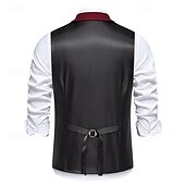 preiswerte Herren Kostüme der 1920er Jahre-Goldene Zwanziger 1920er Retro Vintage Weste Der große Gatsby Doppelreihiger Verschluss Fischgrät-Tweed Gekerbtes Revers Kostüm Herren Wiederbelebung Hochzeitsfeier Alltagstauglich Erwachsene Weste
