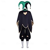 cheap Videogame Costume-Horror Circus Clown Jester Fancy Costume Cosplay  Video Game Costumes for Adults' Men's Halloween Carnival Performance Comic Con Anime Expo
