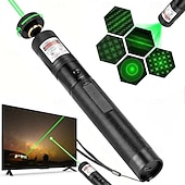 cheap Flashlights-USB Rechargeable Laser Pointer Light for Outdoor Hunting Hiking Camping Long Range Laser Beam Green Laser Pointer