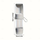 abordables Cuencos y Botellas de Viaje-Botella de agua portátil a prueba de fugas para perros, vaso de agua de viaje para perros, taza/bebida de viaje plegable