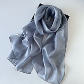 preiswerte Tücher-Damen seidige Schals und Tücher für Abendkleider Damen durchsichtiger weicher Organza-Schal für Brautjungfernhochzeiten formelle Partys