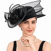 cheap Fascinators &amp; Hats-Derby Hat Church Hat Kentucky Derby Hat Gentlewoman Noblewoman Fancy Dress Women's Masquerade Derby Ascot Horse Racing Festival Adults' Headpiece