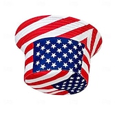voordelige 250e Verjaardag van de VS-Patriottische Amerikaanse vlag bucket hat, omkeerbare vissershoed voor mannen &amp;Dames opvouwbare zomerzonnehoed met sterren- en strependesign, lichtgewicht outdoor pet voor vissen, wandelen, strand,