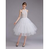 abordables jupon-Jupe à cerceaux Tutu Sous jupe Années 1950 Rétro Vintage Princesse Adulte Femmes Bal de promo Tenue de soirée Cocktail Se déguiser