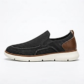 baratos Sapatos Casuais Slip-On-Tênis masculino slip-on para caminhada – tênis leves, respiráveis e confortáveis, calçado casual para viagens, caminhadas e uso diário.