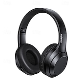 abordables Écouteurs Bluetooth sans fil-Casque sans fil Lenovo ThinkPlus supra-auriculaire, Bluetooth 5.3 avec micro, son stéréo haute fidélité avec basses profondes, oreillettes douces, pliable, idéal pour les jeux, les voyages et le