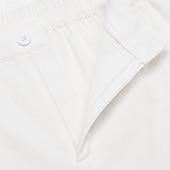 cheap Flare-Men's Trousers Dress Pants Flared Pants Suit Pants Pocket Elastic Waist Plain Comfort Soft Full Length Daily Outdoor Going out Fashion Casual White Khaki Stretchy