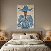 cheap People Paintings-Mintura Handpainted Figures Oil Painting On Canvas Wall Art Modern Decoration Abstract Picture For Home Hotel Decor Rolled Frameless Unstretched Painting