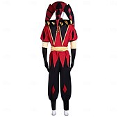 cheap Videogame Costume-Horror Circus Clown Jester Fancy Costume Cosplay  Video Game Costumes for Adults' Men's Halloween Carnival Performance Comic Con Anime Expo
