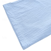 economico Classico-Per uomo Pantaloni di Lino Pantaloni Pantaloni Estivi Pantaloni da Spiaggia Tasca Frontale Gamba Dritta Confezione multipla Semplice Comodità Traspirante Lunghezza intera Quotidiano All'aperto Affari