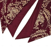 baratos agasalhos-Retro Vintage Medieval Renascentista Casaco Manga Comprida Príncipe Vampiros Pirata Nobre Jacquard Fantasia Homens Pirata Fantasia Real Dia Das Bruxas Carnaval Festa feira renascentista LARP Adulto
