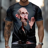 ieftine Tricouri 3D-Bărbați 3D Print #D Tricou Manșon scurt Tricou Tipărire 3D Stil Nautic Cămașă Exagerat Designer Zilnic Club Petrecere Albastru piscină 1 2 Vară Primăvară Toate Sezoanele Îmbrăcăminte S M L XL XXL XXXL