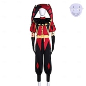 cheap Videogame Costume-Horror Circus Clown Jester Fancy Costume Cosplay  Video Game Costumes for Adults' Men's Halloween Carnival Performance Comic Con Anime Expo