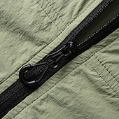 abordables Vestes Décontractées-Hommes Veste Légère Occasionnel Protection solaire Protection UV À capuche Printemps &amp; Été Printemps Sports &amp; Plein air Décontracté Quotidien À capuche Régulier Vert Sauge Beige Veste
