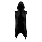abordables Ropa de calle-Retro Antiguo Medieval Renacimiento Sudadera Chaleco Sin Mangas Arquero Ranger Disfraz Hombre Fantasía Víspera de Todos los Santos Carnaval Feria del Renacimiento LARP Adulto Chalecos