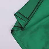 abordables Ensemble Dirndl-Oktoberfest Robe Dirndl Ensemble Dirndl Blouse Dirndl Longueur midi Tablier aspect satiné Femme de ménage Allemand Alpin Patrimoine Prairies Femmes Carnaval Fête de la Bière Tissu de style