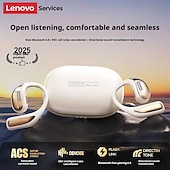 economico Cuffie TWS wireless-Cuffie wireless Lenovo LE505 a orecchio aperto, auricolari Bluetooth 6.0 a conduzione aerea, suono panoramico a 360° ACS. &amp;Dolby Atmos, microfono con cancellazione del rumore, auricolari sportivi
