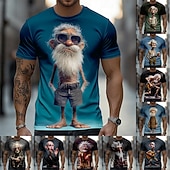 ieftine Tricouri 3D-Bărbați 3D Print #D Tricou Manșon scurt Tricou Tipărire 3D Stil Nautic Cămașă Exagerat Designer Zilnic Club Petrecere Albastru piscină 1 2 Vară Primăvară Toate Sezoanele Îmbrăcăminte S M L XL XXL XXXL
