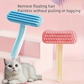 abordables Cuidado del cabello-3 peines de silicona para conejos, peines para mascotas pequeñas, peines para pelo de gato, cepillos para pelo de cobaya, herramienta de limpieza y cuidado del pelo, recortador de belleza, peine para