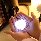 cheap Mood Lighting-LED Purse Light Heart Shape Keychain, Portable Automatic Sensor &amp; Touch Control Handbag Light for Women Girls, Backpack Light Charm Decoration, Find Items in Dark Bag Easily, Small Heart Gift Idea