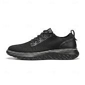 cheap Casual Lace-Up Shoes-Men's Casual Athletic Sneakers – Breathable Lightweight Comfort Shoes, Smart Casual Footwear for Office, Travel and Everyday Wear