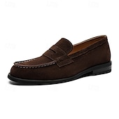 halpa Loafers-miesten kevyet pennyloaferit – pehmeät mokkanahkaiset rennot slip-on-pukukengät business casual -käyttöön, lomaillallisille, lomakeskuksiin ja tyylikkääseen arkikäyttöön