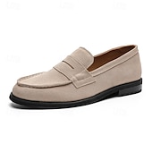 halpa Loafers-miesten kevyet pennyloaferit – pehmeät mokkanahkaiset rennot slip-on-pukukengät business casual -käyttöön, lomaillallisille, lomakeskuksiin ja tyylikkääseen arkikäyttöön