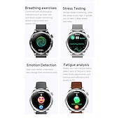abordables Montres connectées-Montre connectée pour homme (répondre/passer des appels), bracelet d'activité avec écran tactile HD rond de 1,39 pouce, moniteur de fréquence cardiaque et de sommeil SpO2, étanche IP68, montre