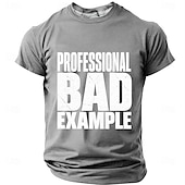  Męska profesjonalna koszulka z zabawnym, graficznym napisem i sarkastycznym stylem streetwear, regularny krój, swobodny, niebieski, odzież designerska, rozmiar S, M, L, XL, XXL, XXXL