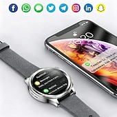 abordables Montres connectées-Montre connectée pour homme (répondre/passer des appels), bracelet d'activité avec écran tactile HD rond de 1,39 pouce, moniteur de fréquence cardiaque et de sommeil SpO2, étanche IP68, montre