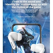 levne TWS Pravá bezdrátová sluchátka-Bezdrátová sluchátka Lenovo ThinkPlus, Bluetooth 5.3 sluchátka s potlačením hluku, HiFi stereo TWS sluchátka do uší s mikrofonem, nabíjecí pouzdro, sportovní sluchátka do uší pro iPhone a Android,