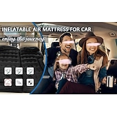 preiswerte Autoheizgeräte-Luftmatratze für SUVs und Minivans – aufblasbares Autobett für den Kofferraum – tragbare Reise-Schlafmatte, faltbares Autobett für Camping, Roadtrips, inklusive Kissen und elektrischer Pumpe,