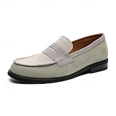 halpa Loafers-miesten kevyet pennyloaferit – pehmeät mokkanahkaiset rennot slip-on-pukukengät business casual -käyttöön, lomaillallisille, lomakeskuksiin ja tyylikkääseen arkikäyttöön
