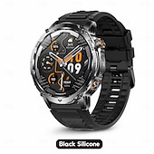 billige Smartklokker-AK102 Smartklokke 1.7 tommers Bluetooth-anrops-smartklokke Skritteller Samtalepåminnelse Fitnessporing Kompatibel med Android iOS Herre GPS Lang ventetid Håndfri bruk IP68 50mm urkasse