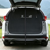 voordelige Voertuigservice-Magnetisch muggennet voor de kofferbak van de auto, geschikt voor zomerkamperen en picknicken, geventileerd anti-muggenscherm voor autoritten, universeel net voor de kofferbak van een SUV, muggennet