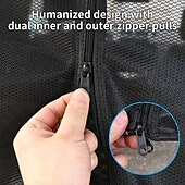 voordelige Voertuigservice-Magnetisch muggennet voor de kofferbak van de auto, geschikt voor zomerkamperen en picknicken, geventileerd anti-muggenscherm voor autoritten, universeel net voor de kofferbak van een SUV, muggennet