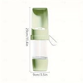 abordables Cuencos y Botellas de Viaje-Botella de agua portátil a prueba de fugas para perros, vaso de agua de viaje para perros, taza/bebida de viaje plegable