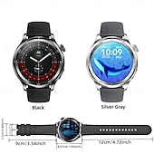 abordables Montres connectées-Montre connectée pour homme (répondre/passer des appels), bracelet d'activité avec écran tactile HD rond de 1,39 pouce, moniteur de fréquence cardiaque et de sommeil SpO2, étanche IP68, montre