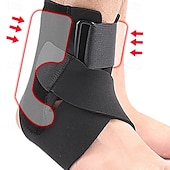 cheap Braces &amp; Supports-Ankle Brace with Dual Side Stabilizers - Adjustable Compression Ankle Support for Sports, Sprain Recovery &amp; Injury Prevention