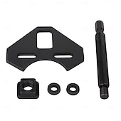 abordables Servicio de Vehículo-Herramienta para desmontar bujes, extractor de bujes de rueda 40100, herramienta completa para desmontar cojinetes de buje con tuerca hexagonal roscada, para la mayoría de conjuntos de bujes de 5, 6 y