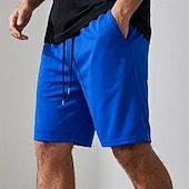 economico Pantaloncini casual-Per uomo Pantaloncini ad asciugatura rapida Shorts sportivi Shorts Pantaloncini casual Coulisse Tasca Elastico in vita Semplice Comodità Traspirante Lunghezza al ginocchio Spiaggia Vacanza Sportivo