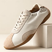 cheap Casual Lace-Up Shoes-Men's Lightweight Retro Casual Sneakers – Comfortable Lace-Up Walking Shoes for Daily Wear, Family Gatherings, Weekend BBQs &amp; City Strolls