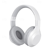 abordables Écouteurs Bluetooth sans fil-Casque sans fil Lenovo ThinkPlus supra-auriculaire, Bluetooth 5.3 avec micro, son stéréo haute fidélité avec basses profondes, oreillettes douces, pliable, idéal pour les jeux, les voyages et le