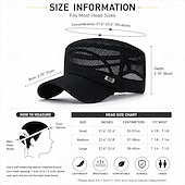 preiswerte Heizen und Kühlen-Baseballkappe mit flachem Schirm für Herren, verstellbarer, stylischer Sommerhut mit Sonnenschutz, Freizeitaccessoire für Outdoor-Sportarten wie Angeln und mehr, Accessoires für Erwachsene