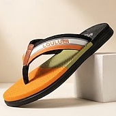 cheap Men's Slippers &amp; Flip-Flops-Men's Sport Flip Flops – Lightweight Quick-Dry Beach Sandals, Comfortable Summer Footwear for Vacations, Poolside, Travel and Everyday Leisure