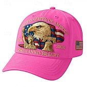 economico USA 250.-Cappello per il 250° anniversario degli Stati Uniti, berretto da baseball commemorativo 1776-2026, cappello patriottico americano 250 con aquila calva, campana della libertà e statua della libertà