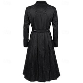 cheap Outerwear-Retro Vintage Medieval Renaissance Coat Long Sleeves Gentleman Nobleman Jacquard Fancy Dress Men's Halloween Carnival Performance Renaissance Fair LARP Adults' Coat
