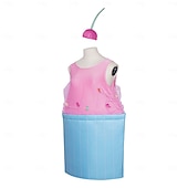 cheap Women's Costumes-Outfits Funny Costumes Onesie Costume Cup Cake Funny Costume Adults' Women's Halloween Carnival Party Performance Dress Up